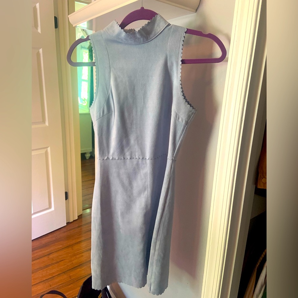 Dusty blue aqua dress